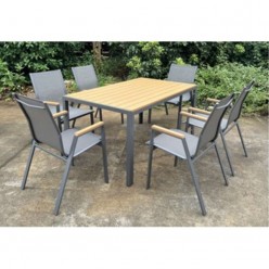 CONJUNTO MESA RECTANGULAR...