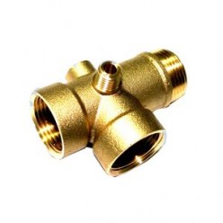 TE LATÃO 5 VIAS 1" CURTO
