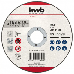 KWB DISCO DE CORTE 230x3mm...