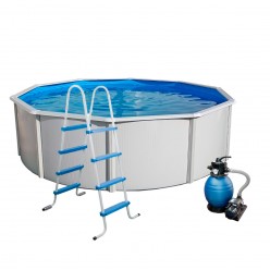 PISCINA CIRCULAR COM COLUNA