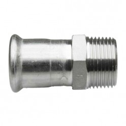 UNIÃO CRAVAR INOX MACHO 18x1/2