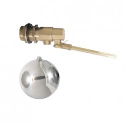 FLUTUADORES COM BOIA INOX 1/2