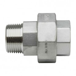 JUNÇÃO INOX ROSCAR MACHO FÊMEA