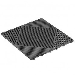 GRELHA DRENAGEM 40x40 CINZA