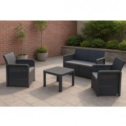 CONJUNTO AZORES-MESA SOFA E...