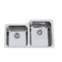 DUO 90R PIA INOX INSET IN...