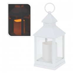 LANTERNA LED COM VELA - FAROL