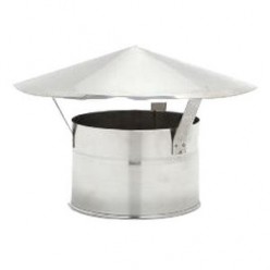 CHAPEU INOX 220mm