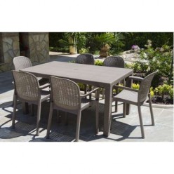 MESA ELEGANTE ROTIM TAUPE