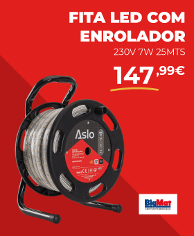 ENROLADOR COM LED ASLO