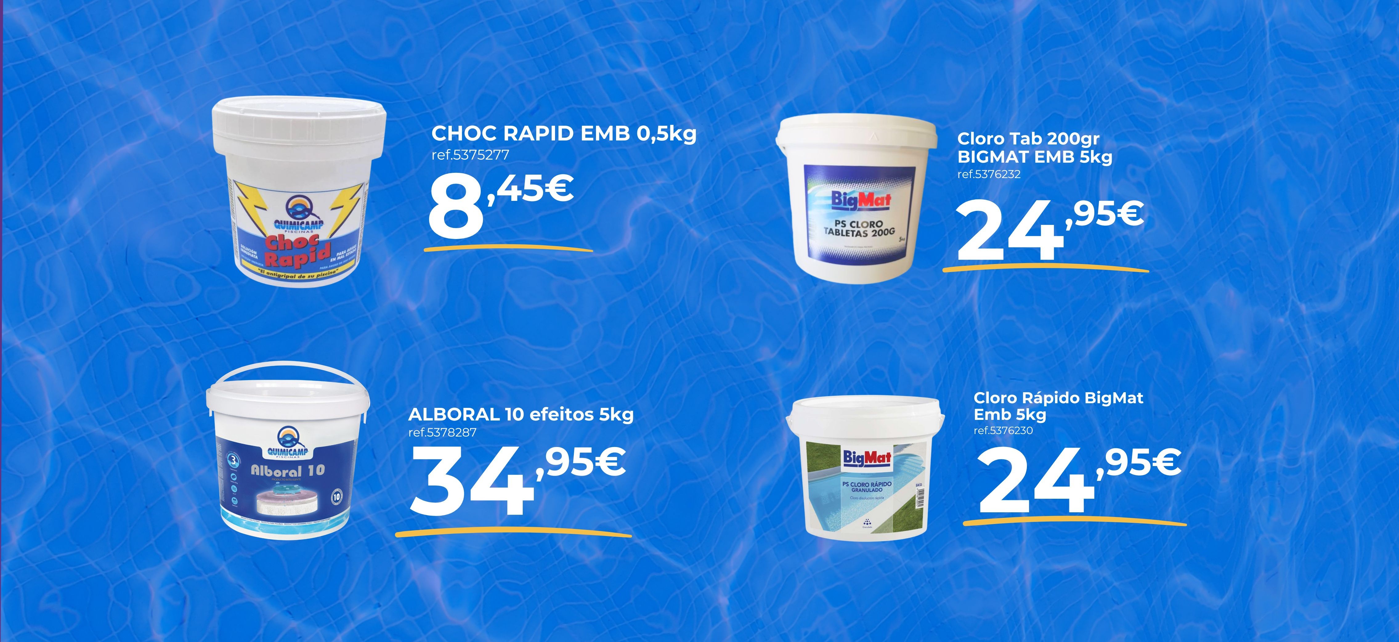 Produtos Tratamento de Piscinas