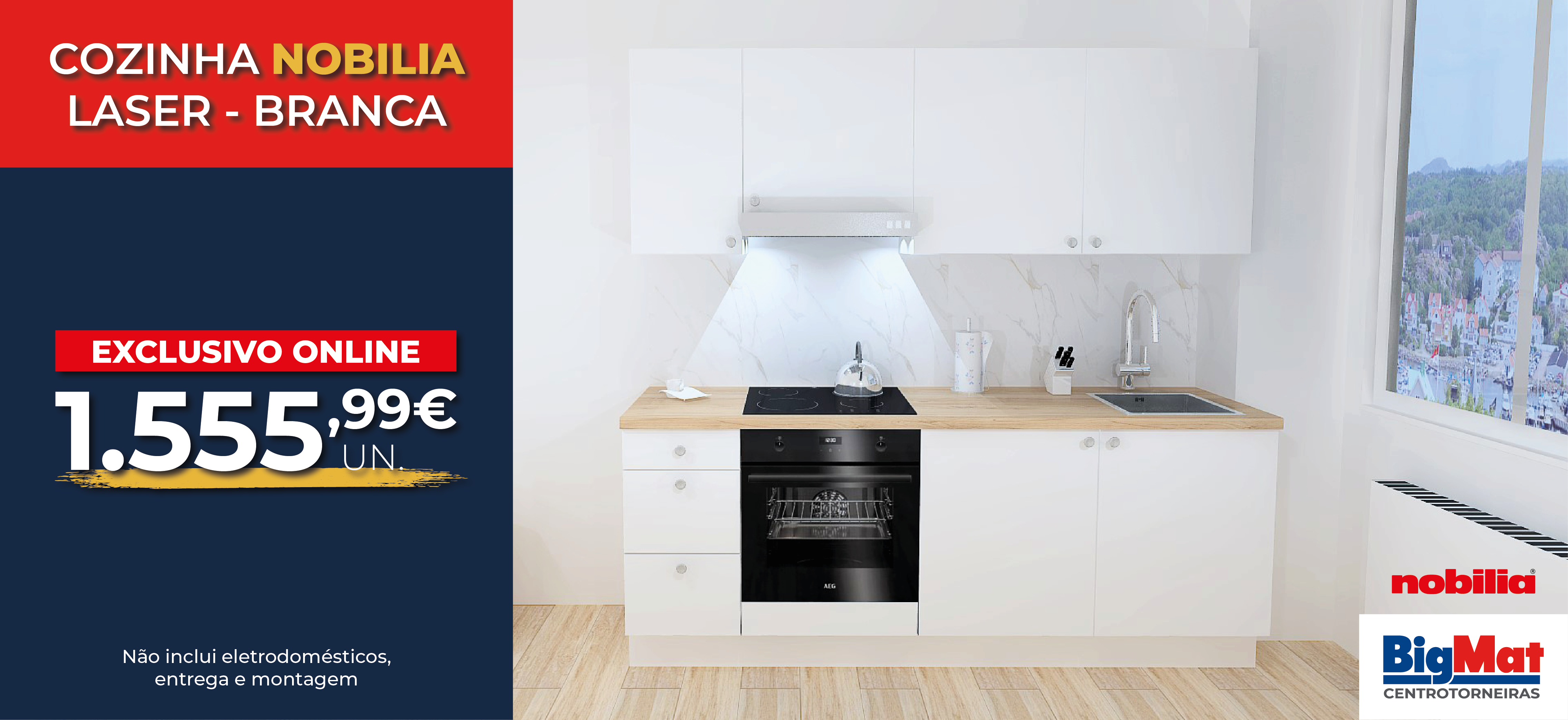 Cozinha Nobilia Laser - Branca