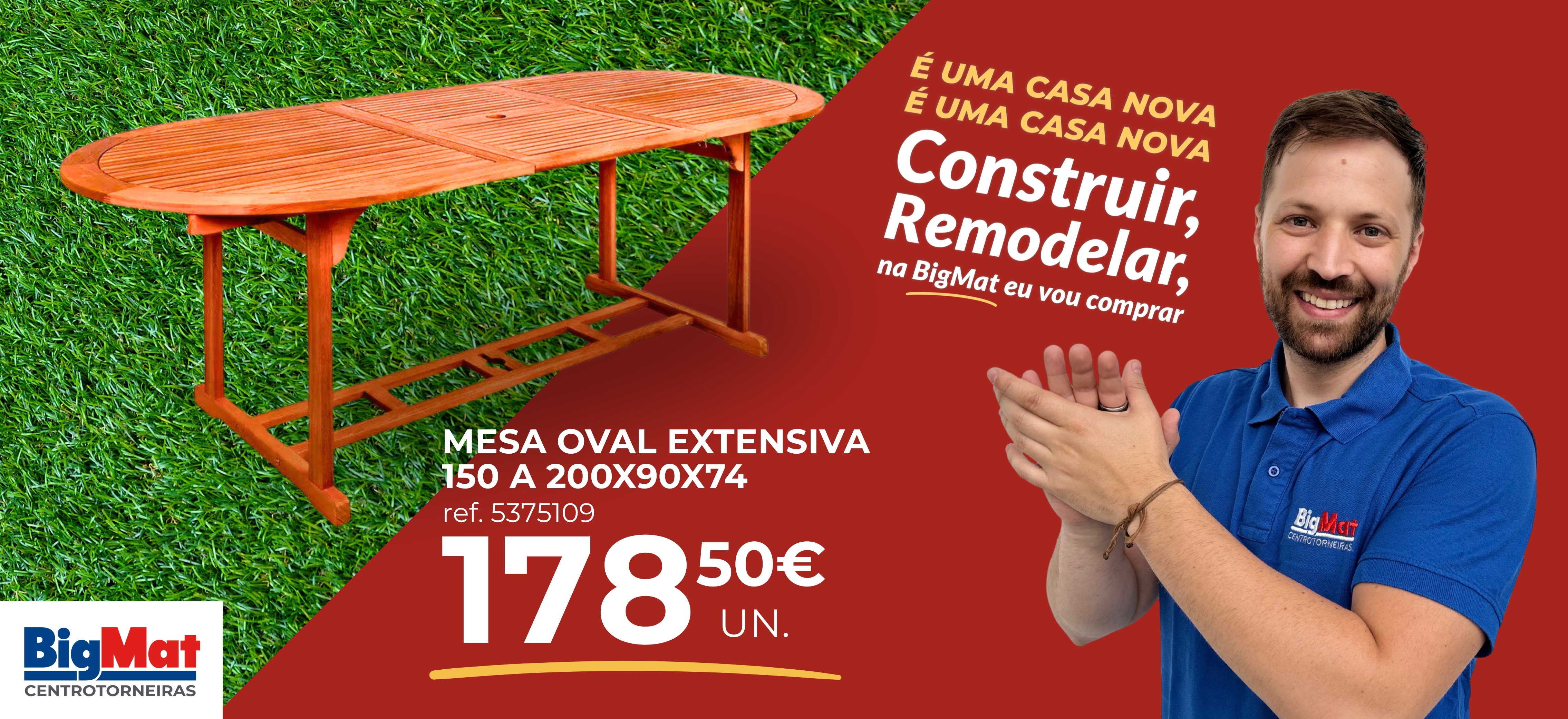 Mesa Oval Extensiva